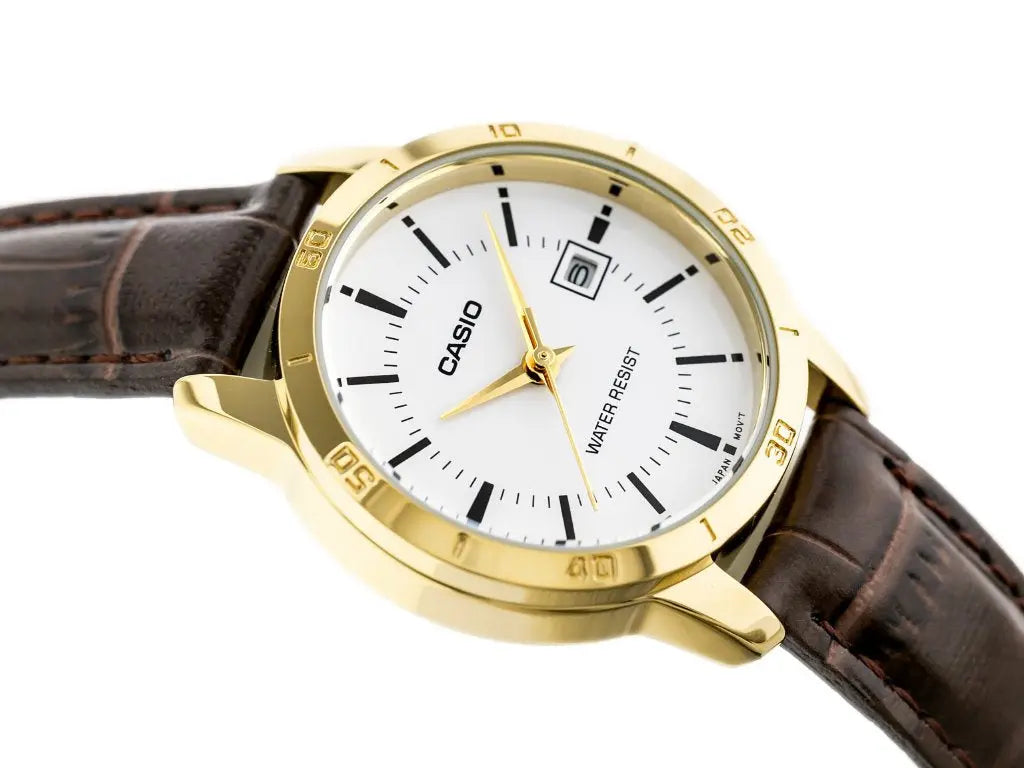ZEGAREK DAMSKI CASIO LTP-V004GL-7A (zd569c) + BOX ZEGAREK DAMSKI CASIO LTP-V004GL-7A (zd569c) + BOX - Lorence 4971850057369