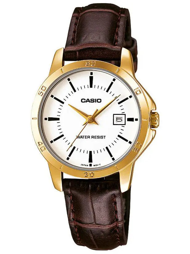 ZEGAREK DAMSKI CASIO LTP-V004GL-7A (zd569c) + BOX ZEGAREK DAMSKI CASIO LTP-V004GL-7A (zd569c) + BOX - Lorence 4971850057369