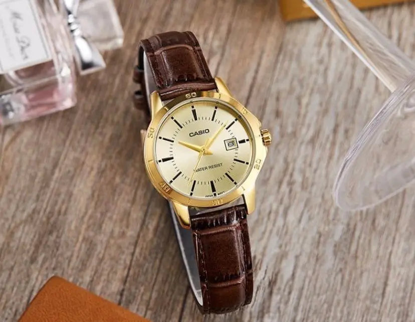 ZEGAREK DAMSKI CASIO LTP-V004GL-9A (zd569d) + BOX ZEGAREK DAMSKI CASIO LTP-V004GL-9A (zd569d) + BOX - Lorence 4971850057376