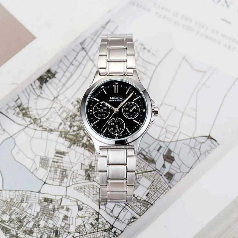 ZEGAREK DAMSKI CASIO LTP-V300D-1A (zd566g) + BOX ZEGAREK DAMSKI CASIO LTP-V300D-1A (zd566g) + BOX - Lorence 4549526132711