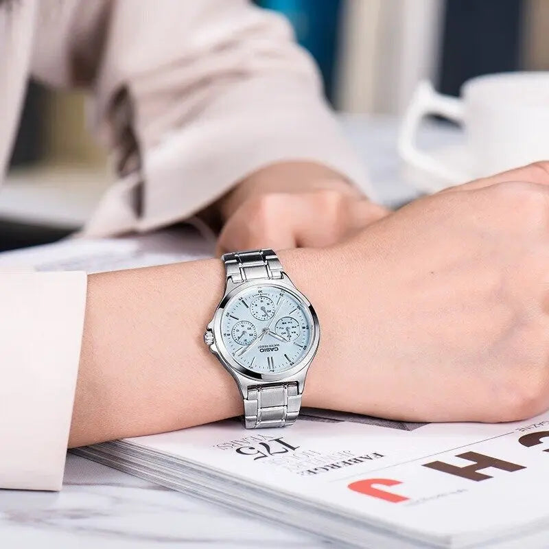 ZEGAREK DAMSKI CASIO LTP-V300D-2AUDF (zd566f) + BOX ZEGAREK DAMSKI CASIO LTP-V300D-2AUDF (zd566f) + BOX - Lorence 4549526132728