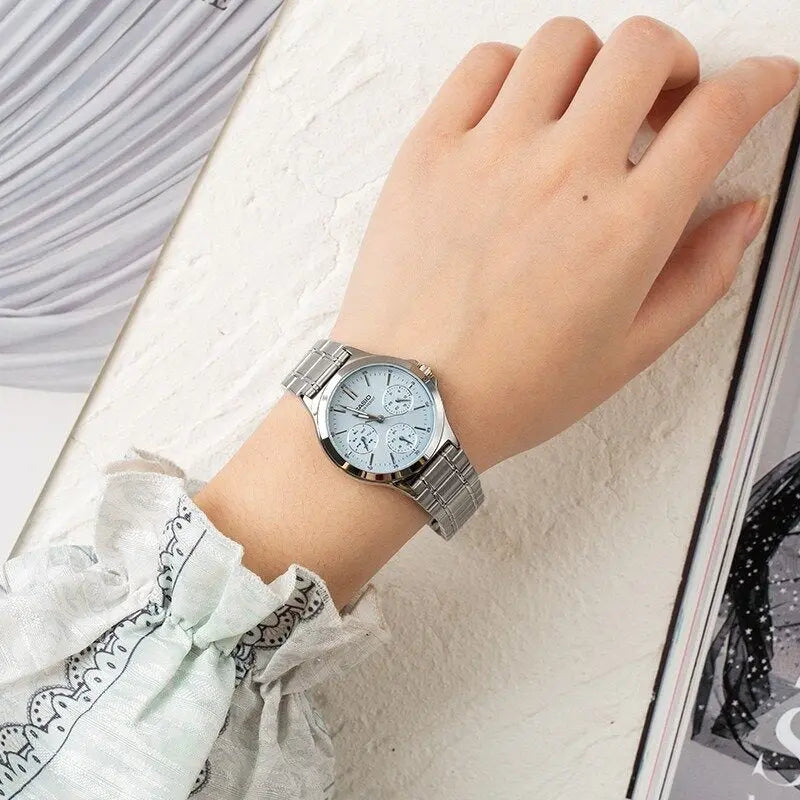 ZEGAREK DAMSKI CASIO LTP-V300D-2AUDF (zd566f) + BOX ZEGAREK DAMSKI CASIO LTP-V300D-2AUDF (zd566f) + BOX - Lorence 4549526132728
