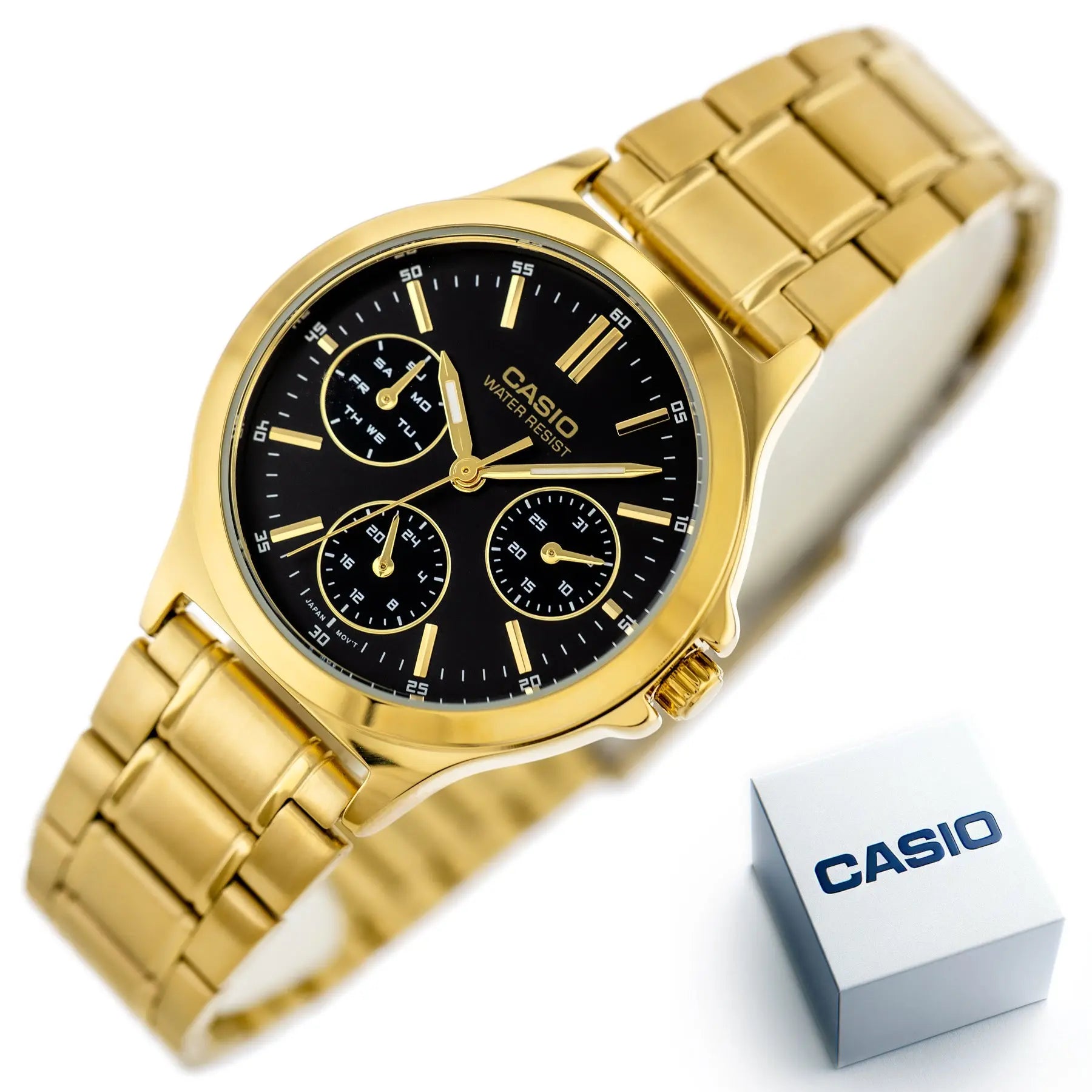 ZEGAREK DAMSKI CASIO LTP-V300G-1AUDF (zd566e) + BOX ZEGAREK DAMSKI CASIO LTP-V300G-1AUDF (zd566e) + BOX - Lorence 4549526132759