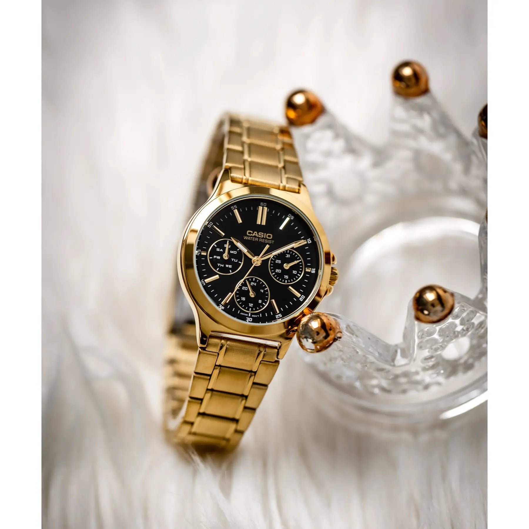 ZEGAREK DAMSKI CASIO LTP-V300G-1AUDF (zd566e) + BOX ZEGAREK DAMSKI CASIO LTP-V300G-1AUDF (zd566e) + BOX - Lorence 4549526132759