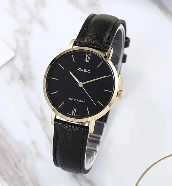 Zegarek Damski Casio LTP-VT01GL-1B (zd634a) Zegarek Damski Casio LTP-VT01GL-1B (zd634a) - Lorence 4549526270802