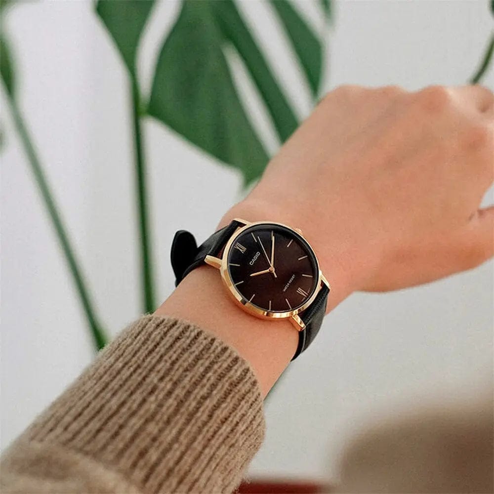 Zegarek Damski Casio LTP-VT01GL-1B (zd634a) Zegarek Damski Casio LTP-VT01GL-1B (zd634a) - Lorence 4549526270802