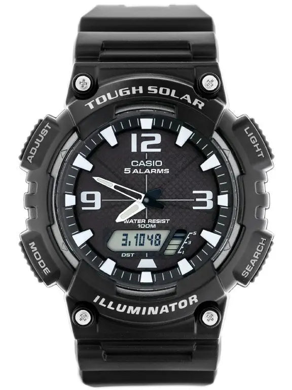 ZEGAREK MĘSKI CASIO AQ-S810W-1AV (zd044h) - SOLAR POWERED + BOX ZEGAREK MĘSKI CASIO AQ-S810W-1AV (zd044h) - SOLAR POWERED + BOX - 4971850960553