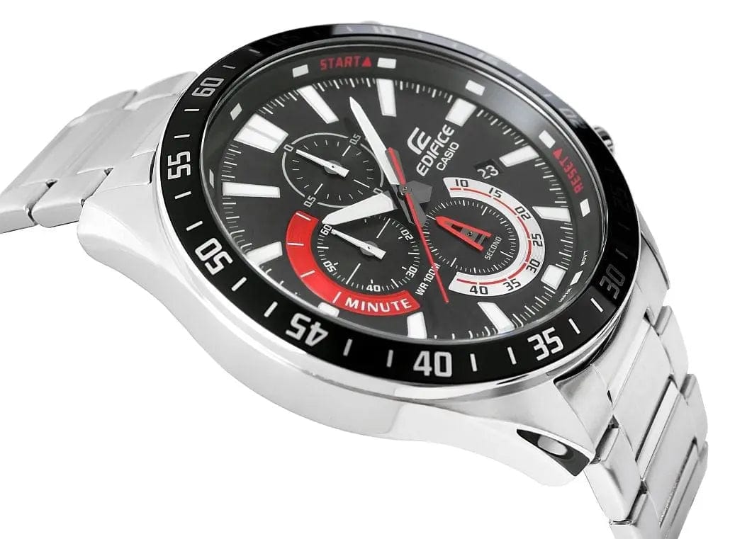 Zegarek Męski Casio Edifice EFV-620D-1A4VUEF 10 Bar Zegarek Męski Casio Edifice EFV-620D-1A4VUEF 10 Bar - Lorence 4549526312250