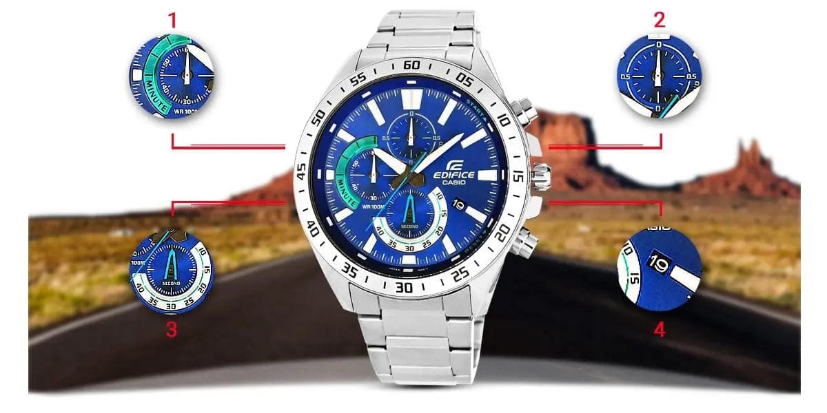 Zegarek Męski Casio Edifice EFV-620D-2AVUEF Zegarek Męski Casio Edifice EFV-620D-2AVUEF - Lorence 4549526312274