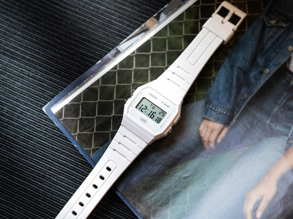 ZEGAREK MĘSKI CASIO F-91WB-7A + BOX ZEGAREK MĘSKI CASIO F-91WB-7A + BOX - Lorence 4549526378454