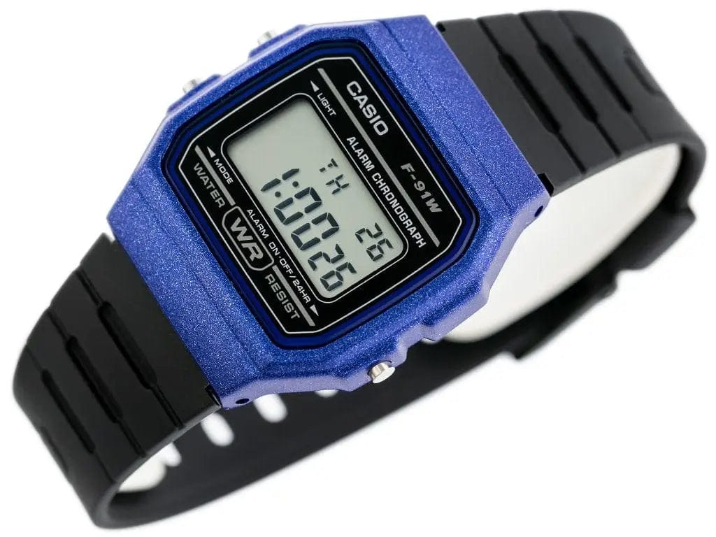 Zegarek Męski Casio F-91WM-2ADF Zegarek Męski Casio F-91WM-2ADF - Lorence 4549526187568