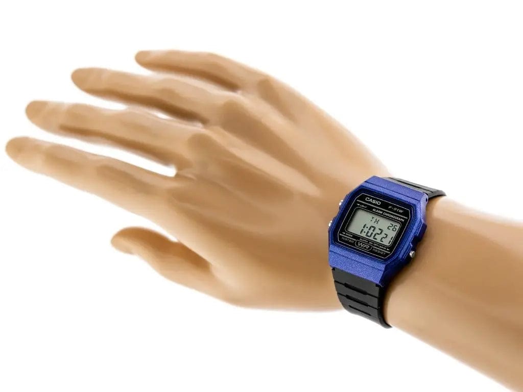 Zegarek Męski Casio F-91WM-2ADF Zegarek Męski Casio F-91WM-2ADF - Lorence 4549526187568