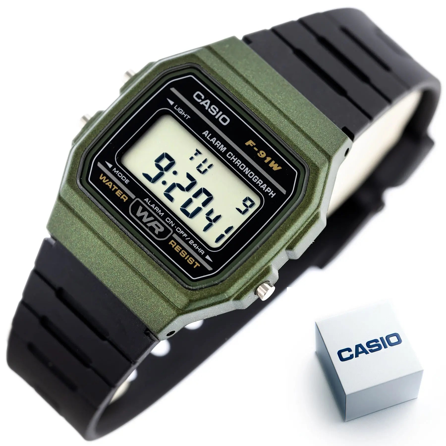 ZEGAREK MĘSKI CASIO F-91WM-3AER (zd102f) + BOX ZEGAREK MĘSKI CASIO F-91WM-3AER (zd102f) + BOX - Lorence 889232187587