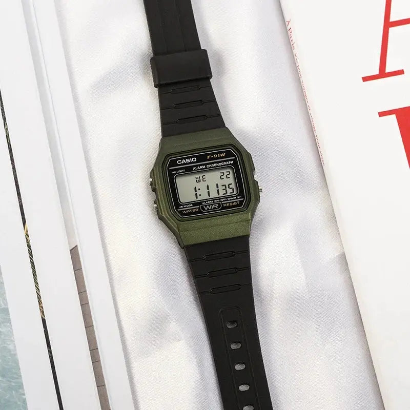 ZEGAREK MĘSKI CASIO F-91WM-3AER (zd102f) + BOX ZEGAREK MĘSKI CASIO F-91WM-3AER (zd102f) + BOX - Lorence 889232187587