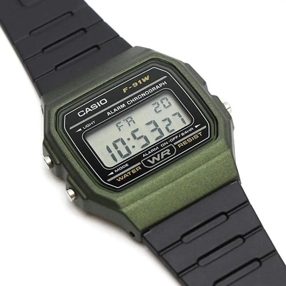 ZEGAREK MĘSKI CASIO F-91WM-3AER (zd102f) + BOX ZEGAREK MĘSKI CASIO F-91WM-3AER (zd102f) + BOX - Lorence 889232187587