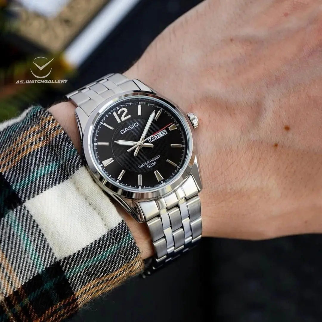 ZEGAREK MĘSKI CASIO MTP-1335D 1AV (zd026a) + BOX ZEGAREK MĘSKI CASIO MTP-1335D 1AV (zd026a) + BOX - Lorence 4971850945895
