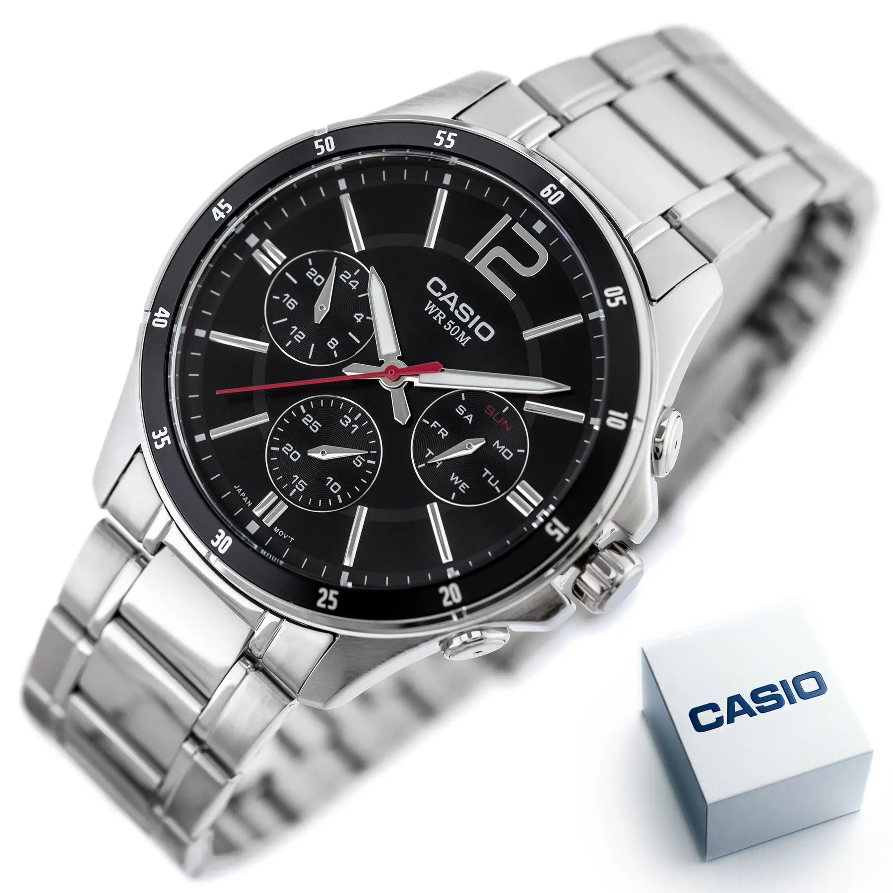 ZEGAREK MĘSKI CASIO MTP-1374D-1AV (zd063b) + BOX ZEGAREK MĘSKI CASIO MTP-1374D-1AV (zd063b) + BOX - Lorence 4971850924500