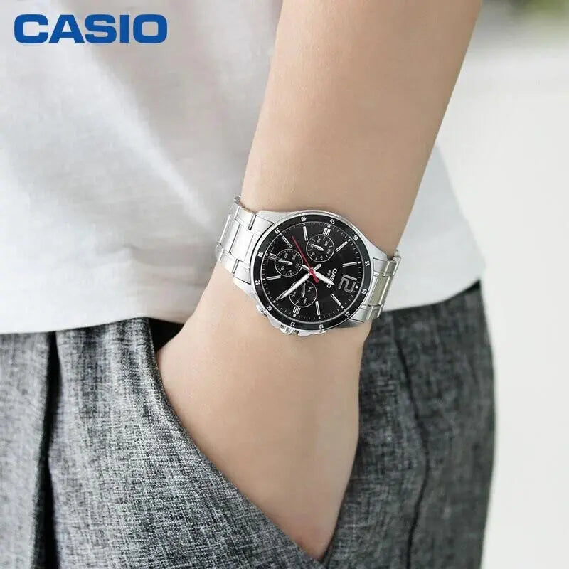 ZEGAREK MĘSKI CASIO MTP-1374D-1AV (zd063b) + BOX ZEGAREK MĘSKI CASIO MTP-1374D-1AV (zd063b) + BOX - Lorence 4971850924500