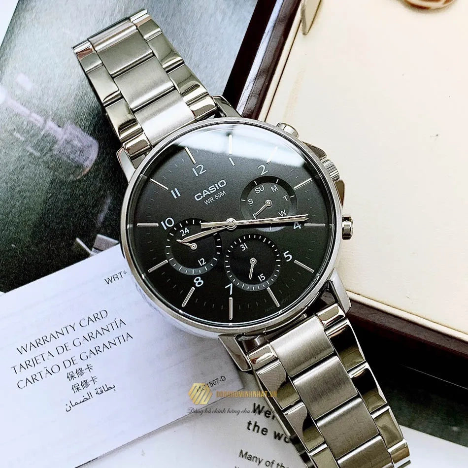 ZEGAREK MĘSKI CASIO MTP-E321D-1A (zd269a) + BOX ZEGAREK MĘSKI CASIO MTP-E321D-1A (zd269a) + BOX - Lorence 4549526288302