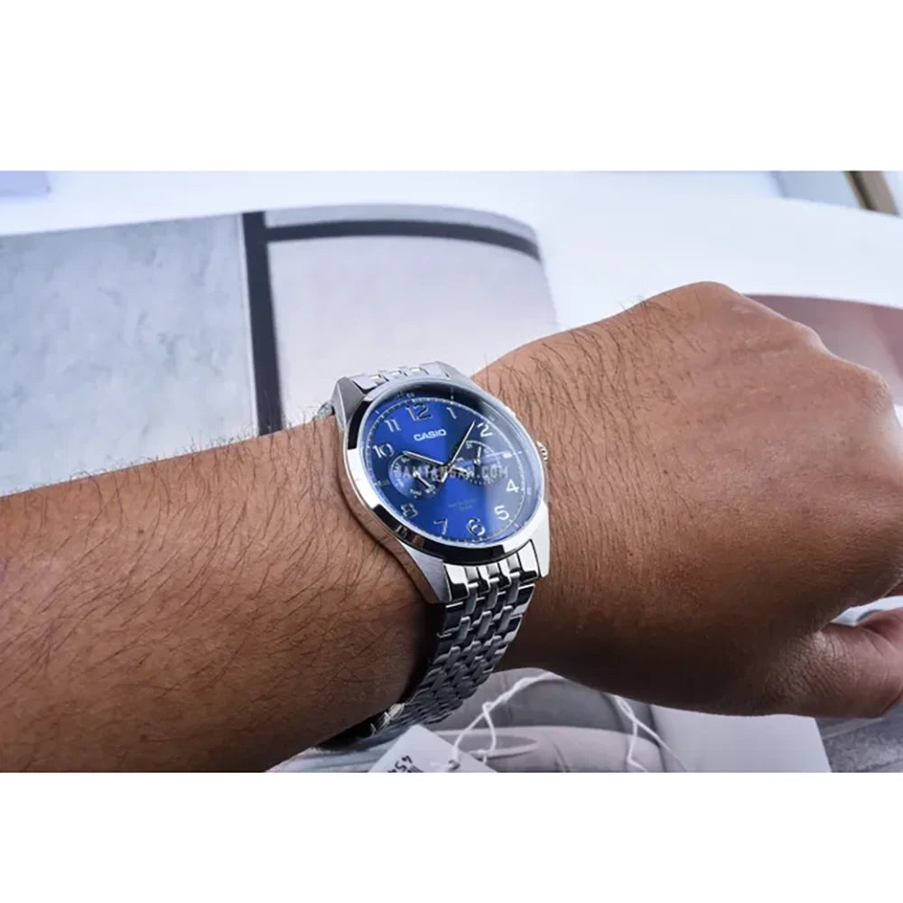 ZEGAREK MĘSKI CASIO MTP-E340D-2A (zd264b) + BOX ZEGAREK MĘSKI CASIO MTP-E340D-2A (zd264b) + BOX - Lorence 4549526381140