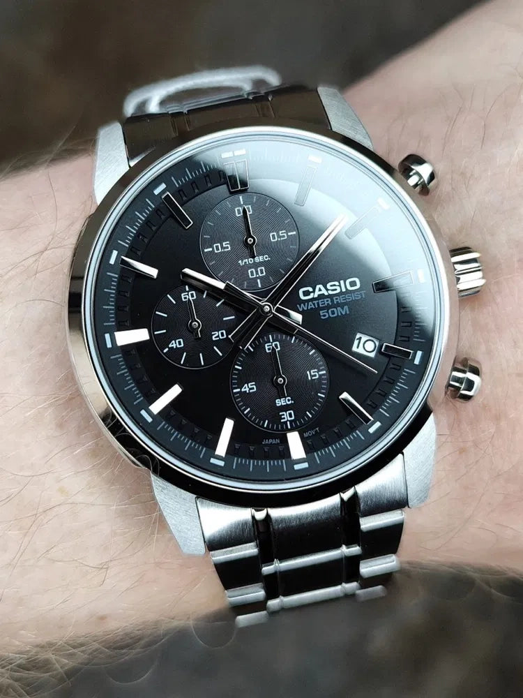 Zegarek Męski Casio MTP-E510D-1A1 + BOX Zegarek Męski Casio MTP-E510D-1A1 + BOX - Lorence 4549526375040