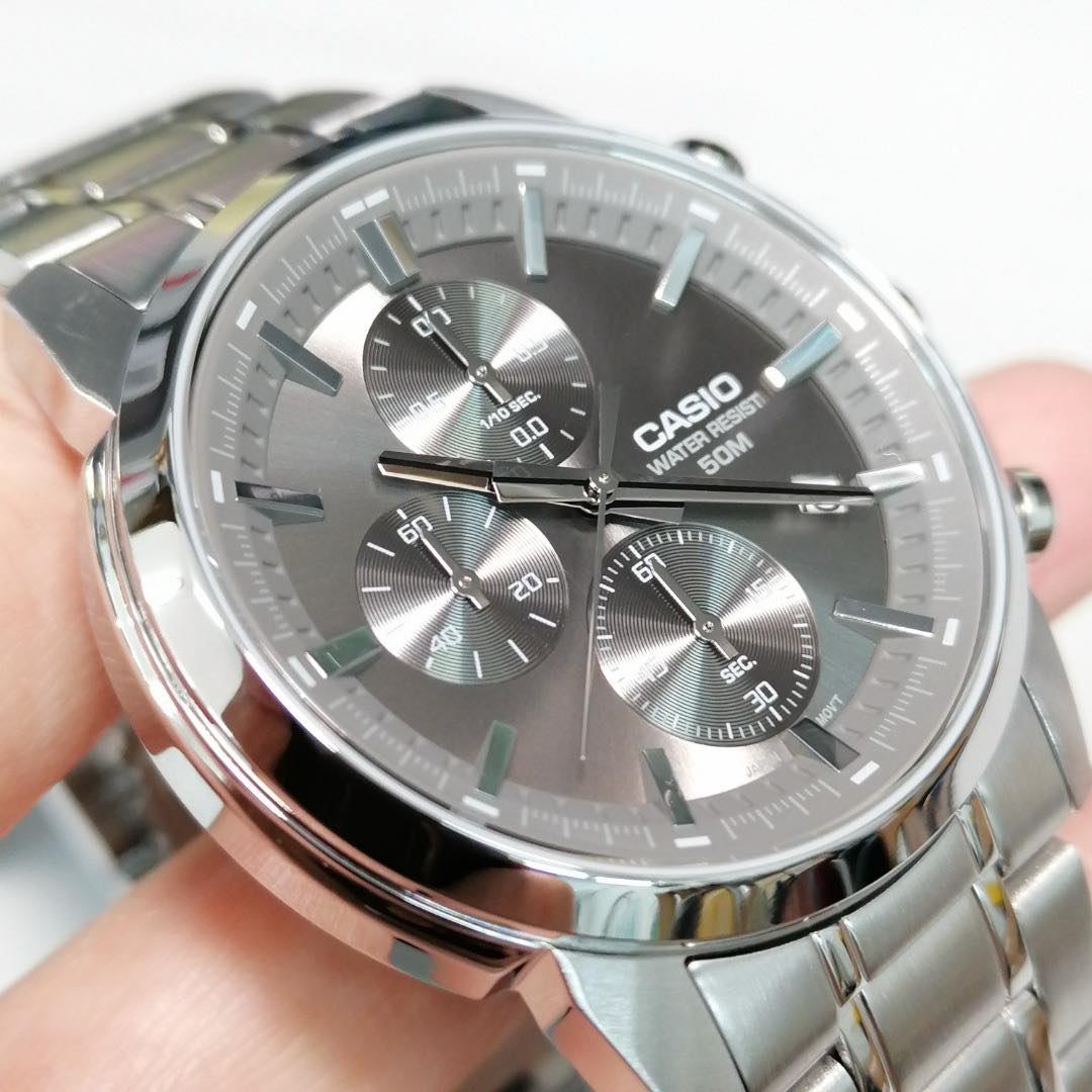 Zegarek Męski Casio MTP-E510D-8A + BOX Zegarek Męski Casio MTP-E510D-8A + BOX - Lorence 4549526375088