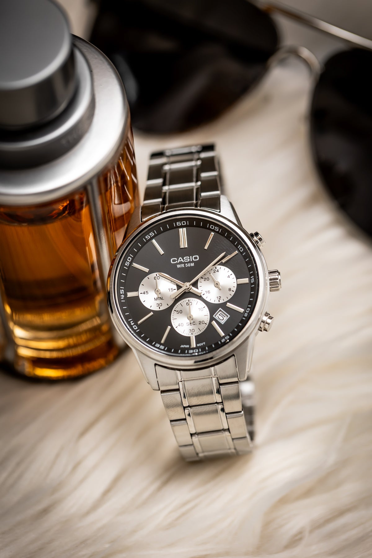 ZEGAREK MĘSKI CASIO MTP-E515D-1A (zd265a) + BOX ZEGAREK MĘSKI CASIO MTP-E515D-1A (zd265a) + BOX - Lorence 4549526375255