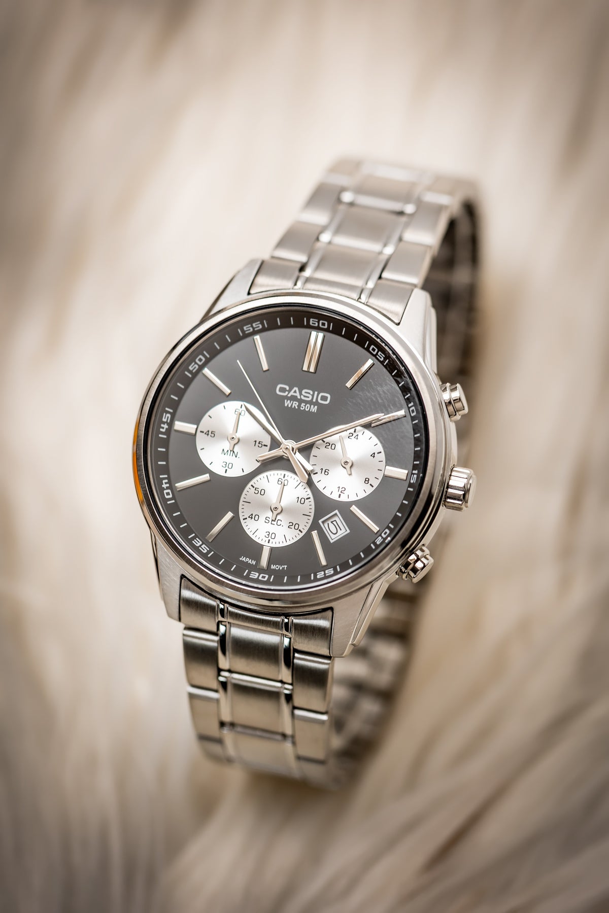 ZEGAREK MĘSKI CASIO MTP-E515D-1A (zd265a) + BOX ZEGAREK MĘSKI CASIO MTP-E515D-1A (zd265a) + BOX - Lorence 4549526375255