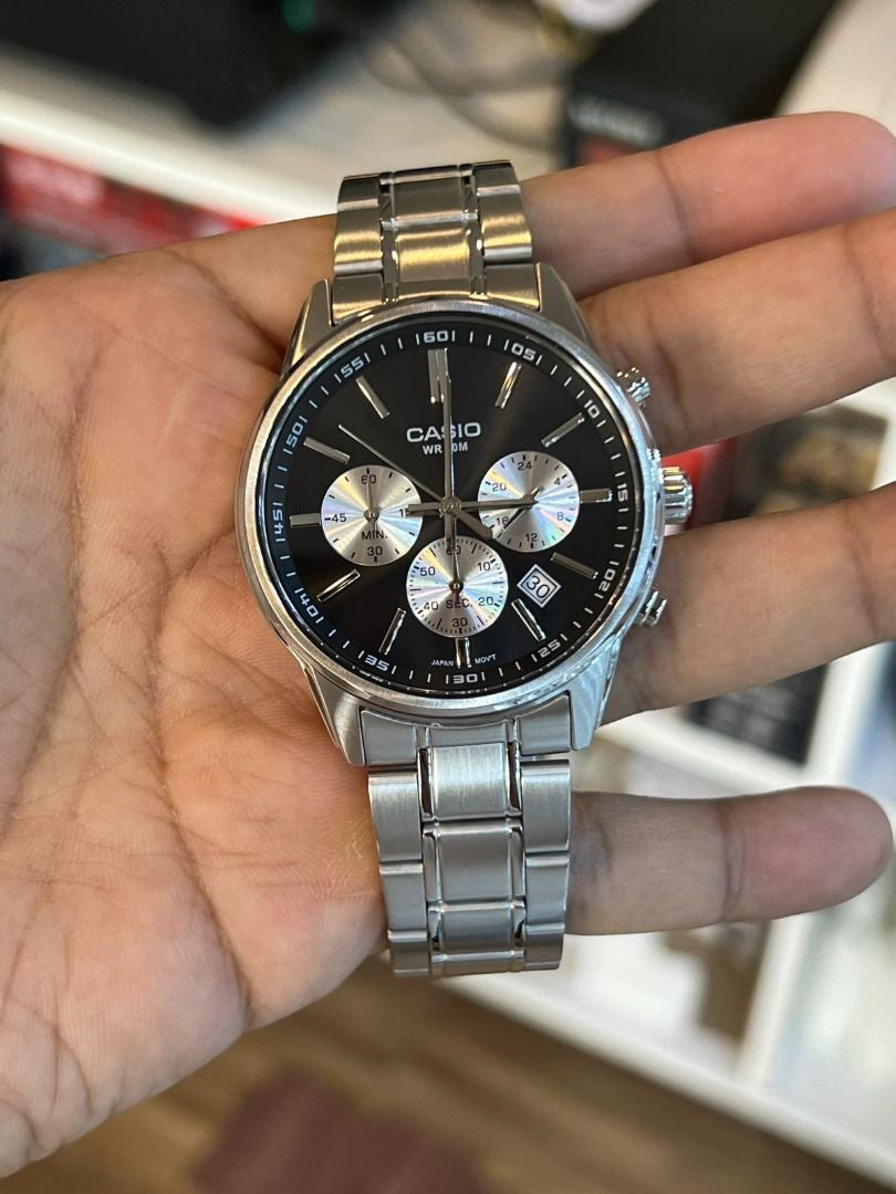 ZEGAREK MĘSKI CASIO MTP-E515D-1A (zd265a) + BOX ZEGAREK MĘSKI CASIO MTP-E515D-1A (zd265a) + BOX - Lorence 4549526375255