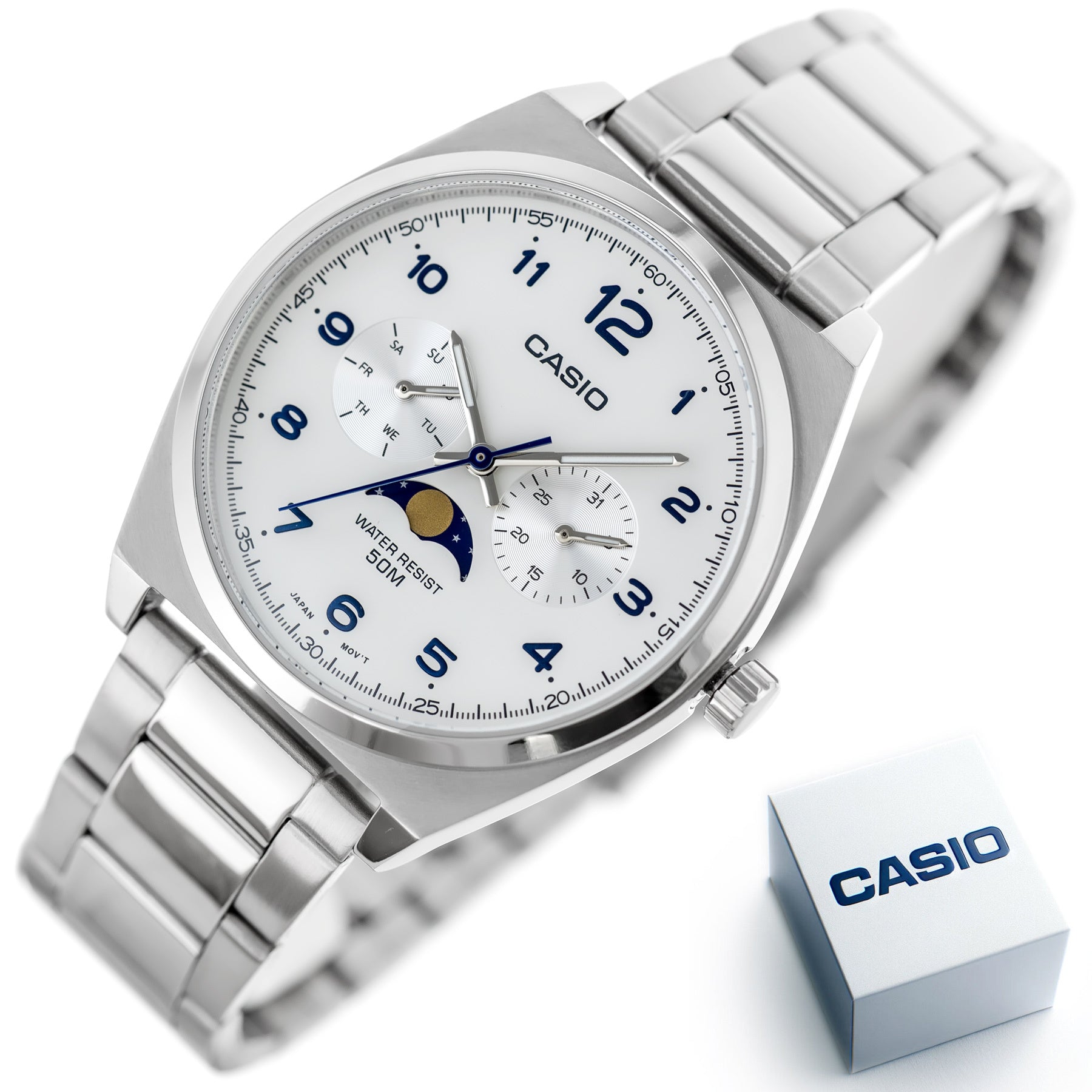 ZEGAREK MĘSKI CASIO MTP-M300D-7A (zd266c) + BOX ZEGAREK MĘSKI CASIO MTP-M300D-7A (zd266c) + BOX - Lorence 4549526352430
