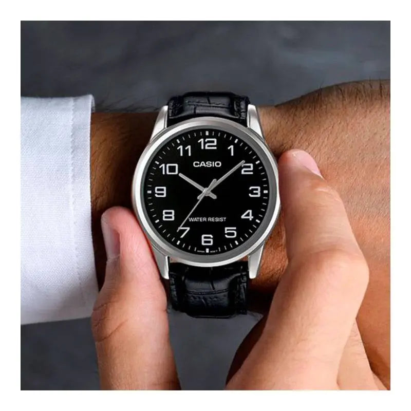 ZEGAREK MĘSKI CASIO MTP-V001L-1BUDF (zd080d) + BOX ZEGAREK MĘSKI CASIO MTP-V001L-1BUDF (zd080d) + BOX - Lorence 4971850082606