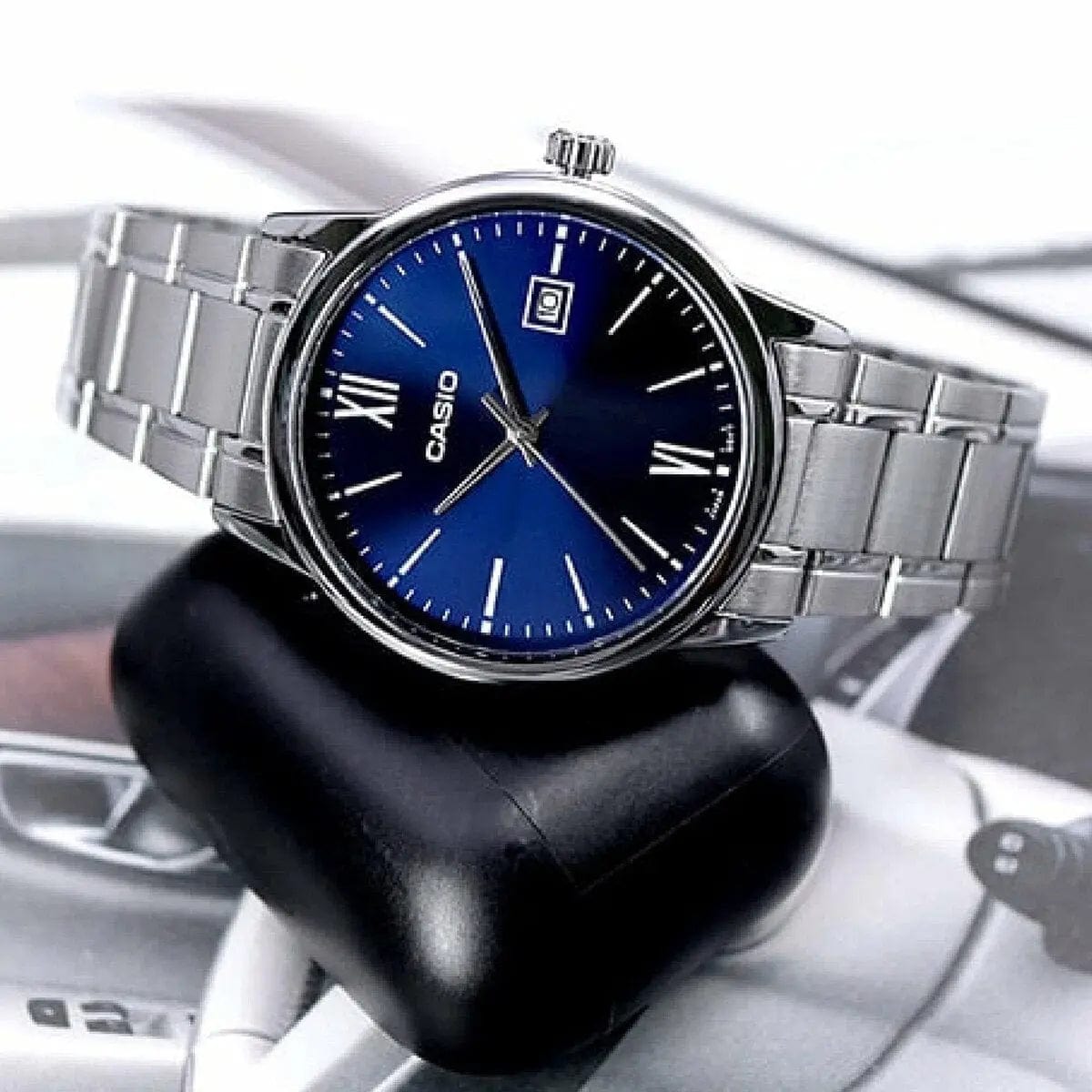 Zegarek Męski Casio MTP-V002D-2B3 Zegarek Męski Casio MTP-V002D-2B3 - Lorence 4549526308024