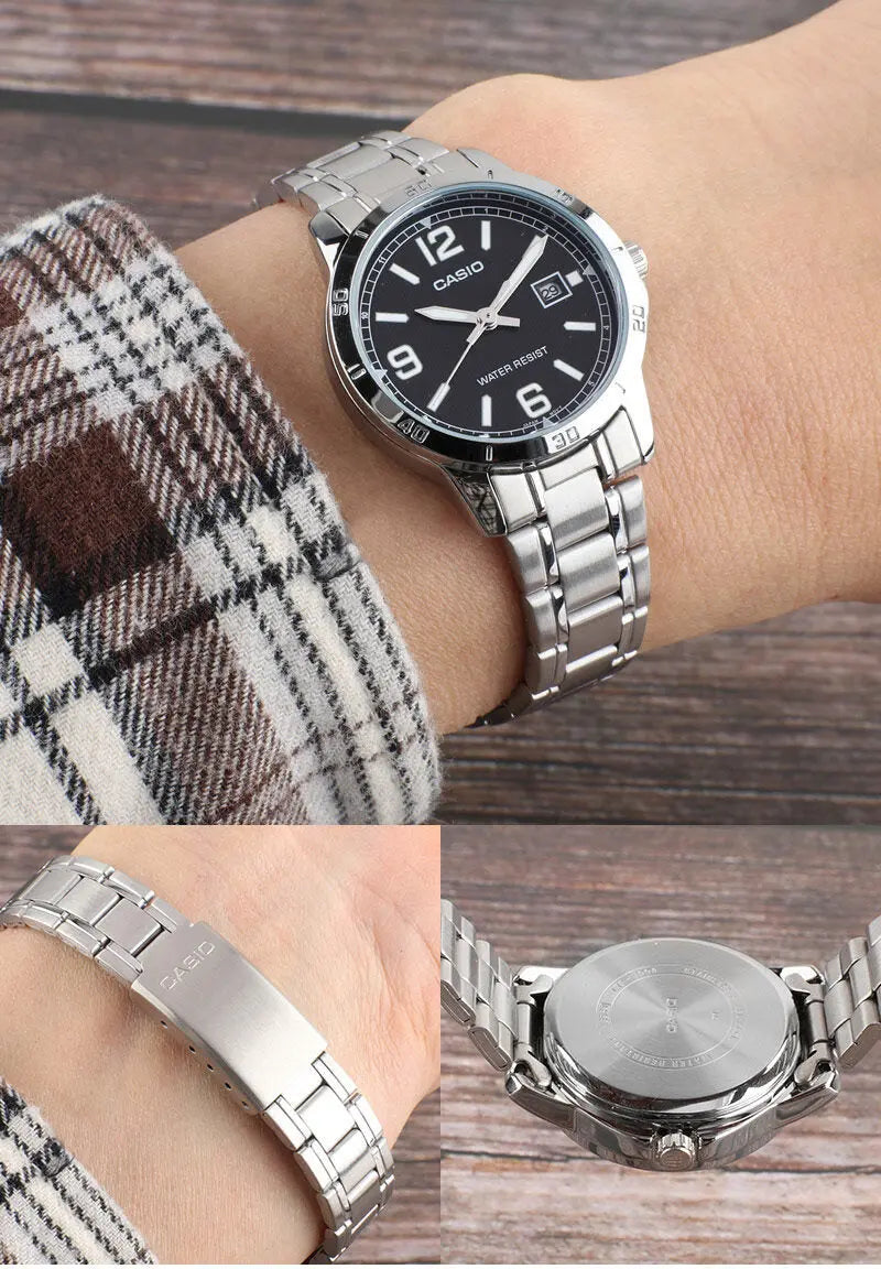 ZEGAREK MĘSKI CASIO MTP-V004D-1B2 (zd047f) + BOX ZEGAREK MĘSKI CASIO MTP-V004D-1B2 (zd047f) + BOX - Lorence 4549526251573