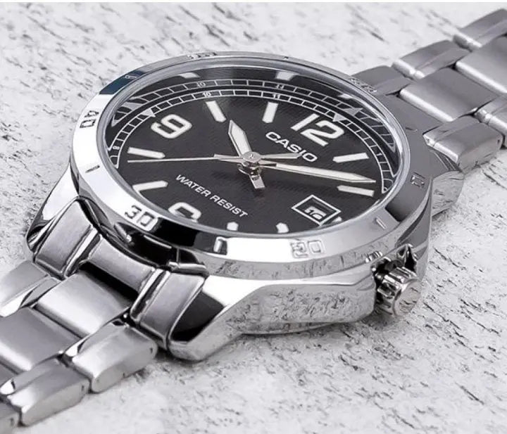 ZEGAREK MĘSKI CASIO MTP-V004D-1B2 (zd047f) + BOX ZEGAREK MĘSKI CASIO MTP-V004D-1B2 (zd047f) + BOX - Lorence 4549526251573