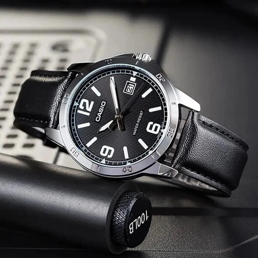 Zegarek Męski Casio MTP-V004L-1B Zegarek Męski Casio MTP-V004L-1B - Lorence 4549526251634