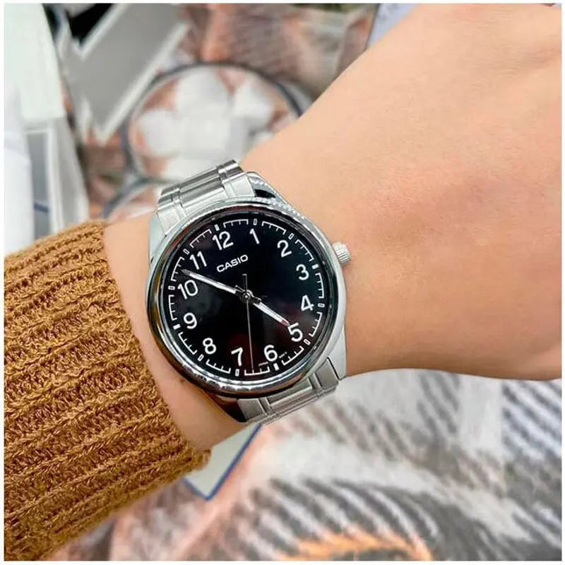 ZEGAREK MĘSKI CASIO MTP-V005D-1B4 (zd105g) + BOX ZEGAREK MĘSKI CASIO MTP-V005D-1B4 (zd105g) + BOX - Lorence 4549526308086