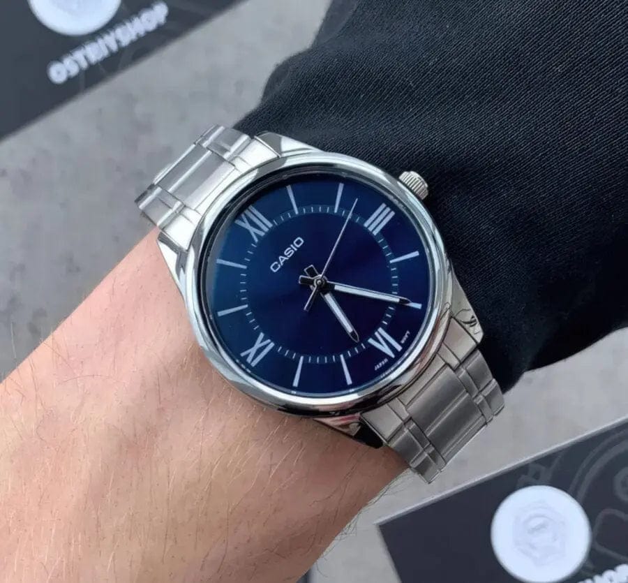 Zegarek Męski Casio MTP-V005D-2B5 Zegarek Męski Casio MTP-V005D-2B5 - Lorence 4549526308116