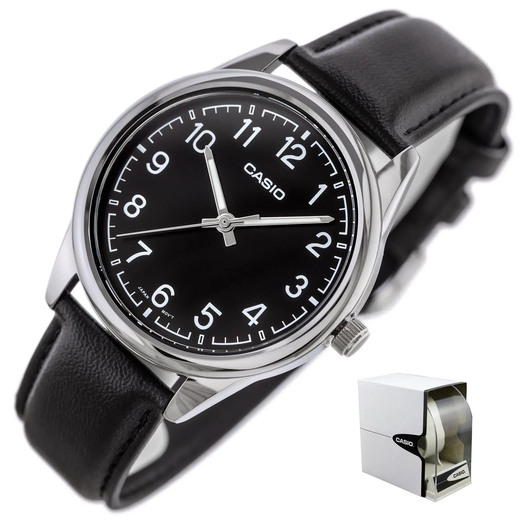 Zegarek Męski Casio MTP-V005L-1B4 Zegarek Męski Casio MTP-V005L-1B4 - Lorence 4549526308147