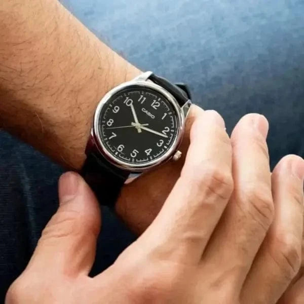 Zegarek Męski Casio MTP-V005L-1B4 Zegarek Męski Casio MTP-V005L-1B4 - Lorence 4549526308147
