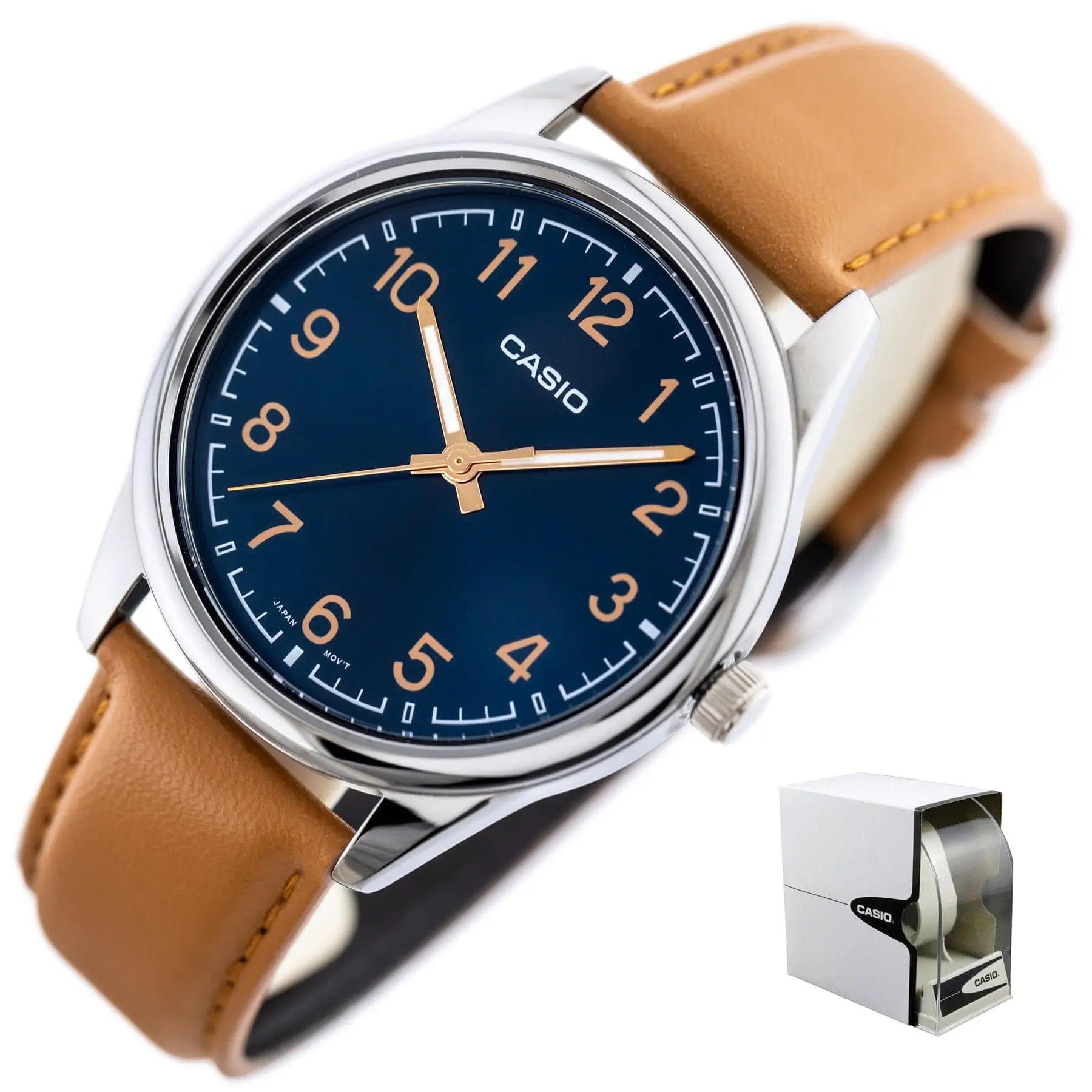 Zegarek Męski Casio MTP-V005L-2B4 Zegarek Męski Casio MTP-V005L-2B4 - Lorence 4549526308161