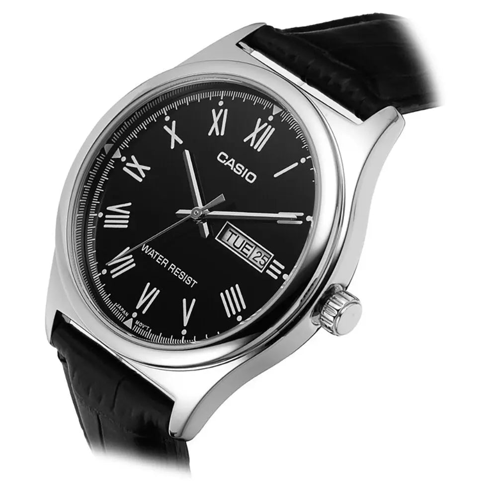 ZEGAREK MĘSKI CASIO MTP-V006L-1B (zd210a) + BOX ZEGAREK MĘSKI CASIO MTP-V006L-1B (zd210a) + BOX - Lorence 4971850030102