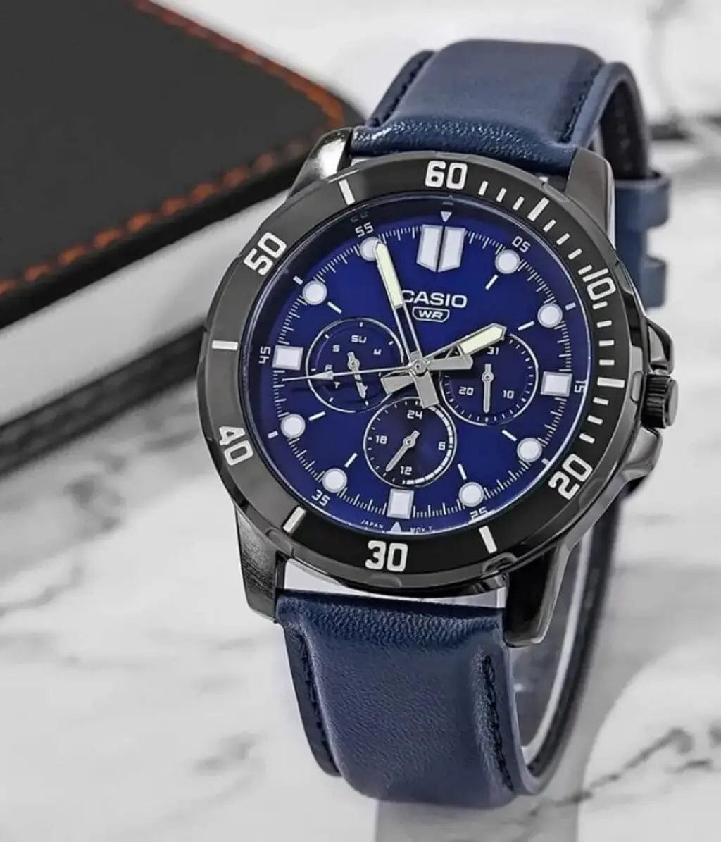 Zegarek Męski Casio MTP-VD300BL-2E Zegarek Męski Casio MTP-VD300BL-2E - Lorence 4549526315855