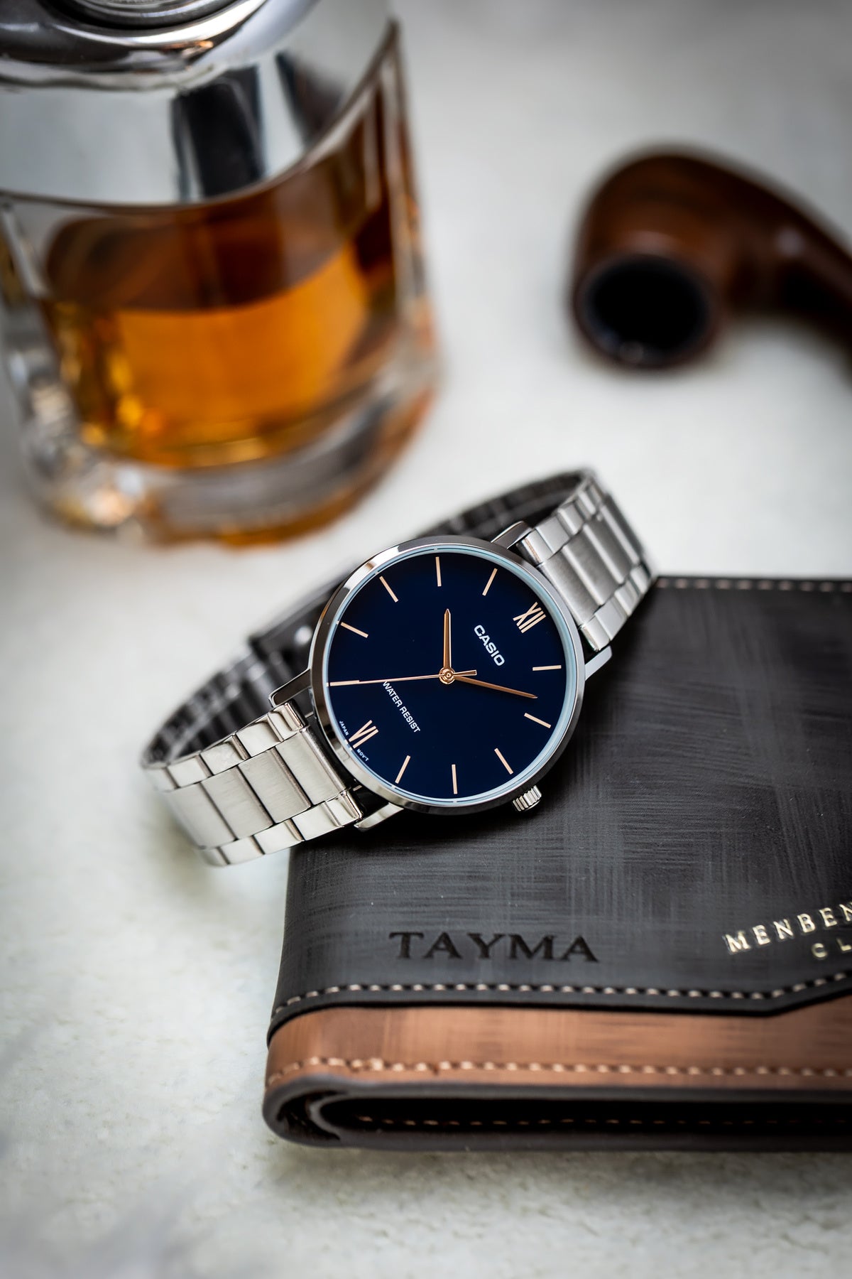 ZEGAREK MĘSKI CASIO MTP-VT01D-2B (zd165n) + BOX ZEGAREK MĘSKI CASIO MTP-VT01D-2B (zd165n) + BOX - Lorence 4549526214509