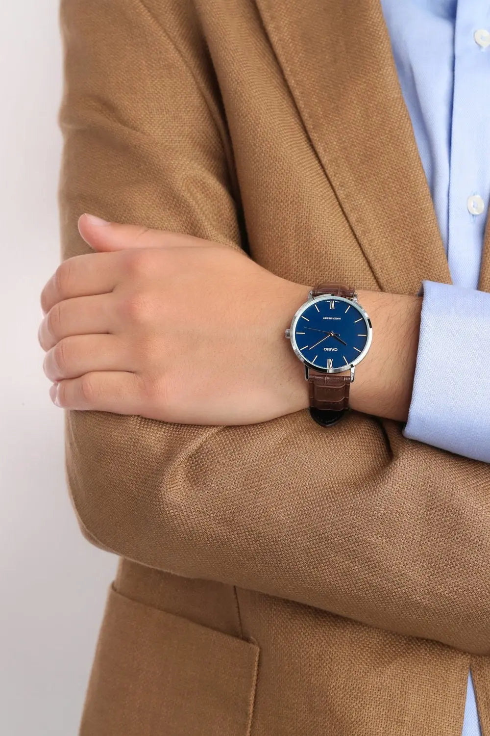 ZEGAREK MĘSKI CASIO MTP-VT01L-2B + BOX ZEGAREK MĘSKI CASIO MTP-VT01L-2B + BOX - Lorence 4549526214530