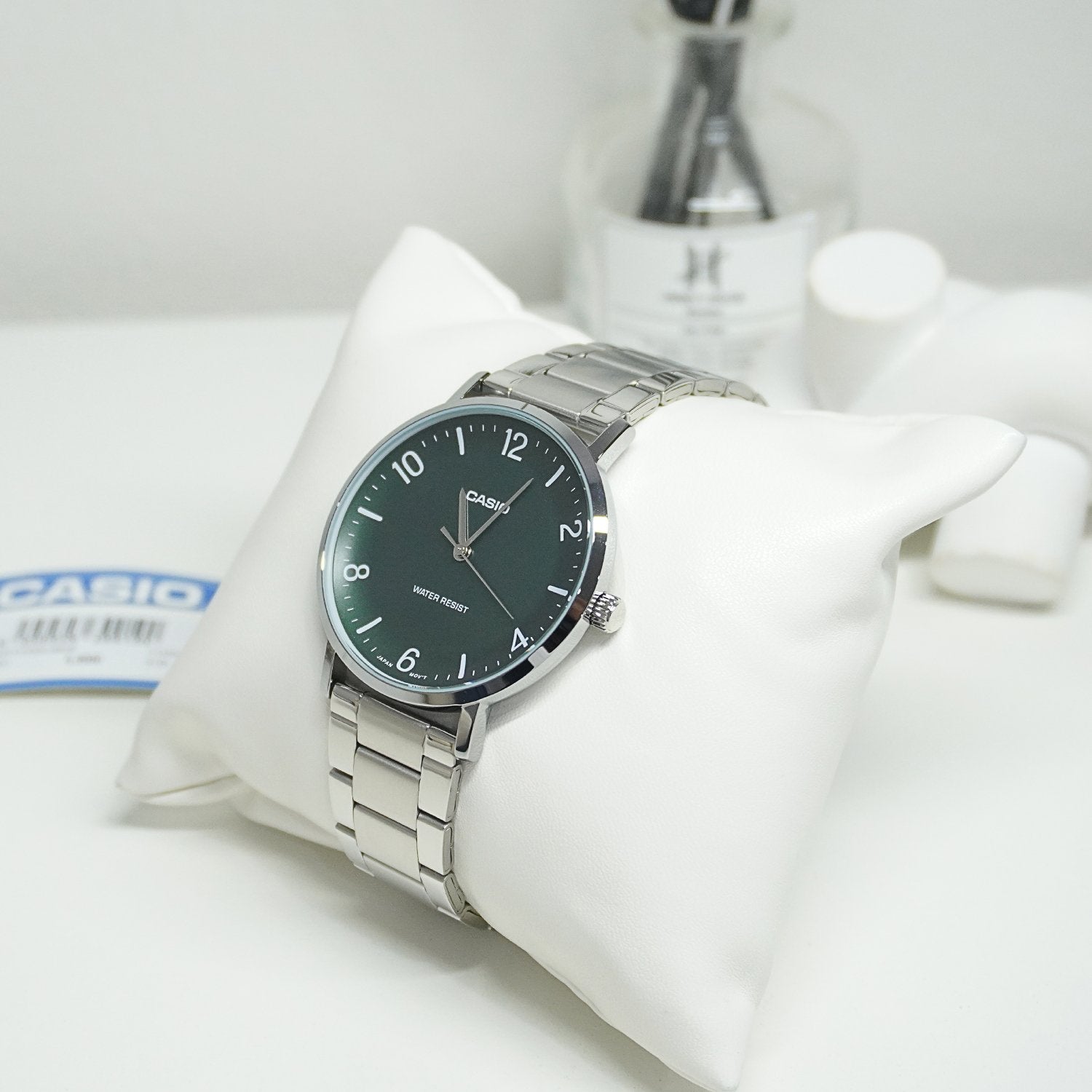 ZEGAREK MĘSKI CASIO MTP-VT03D-3B + BOX ZEGAREK MĘSKI CASIO MTP-VT03D-3B + BOX - Lorence 4549526399190