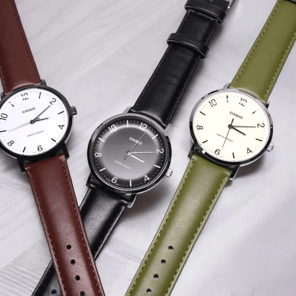 ZEGAREK MĘSKI CASIO MTP-VT03L-1B + BOX ZEGAREK MĘSKI CASIO MTP-VT03L-1B + BOX - Lorence 4549526399220