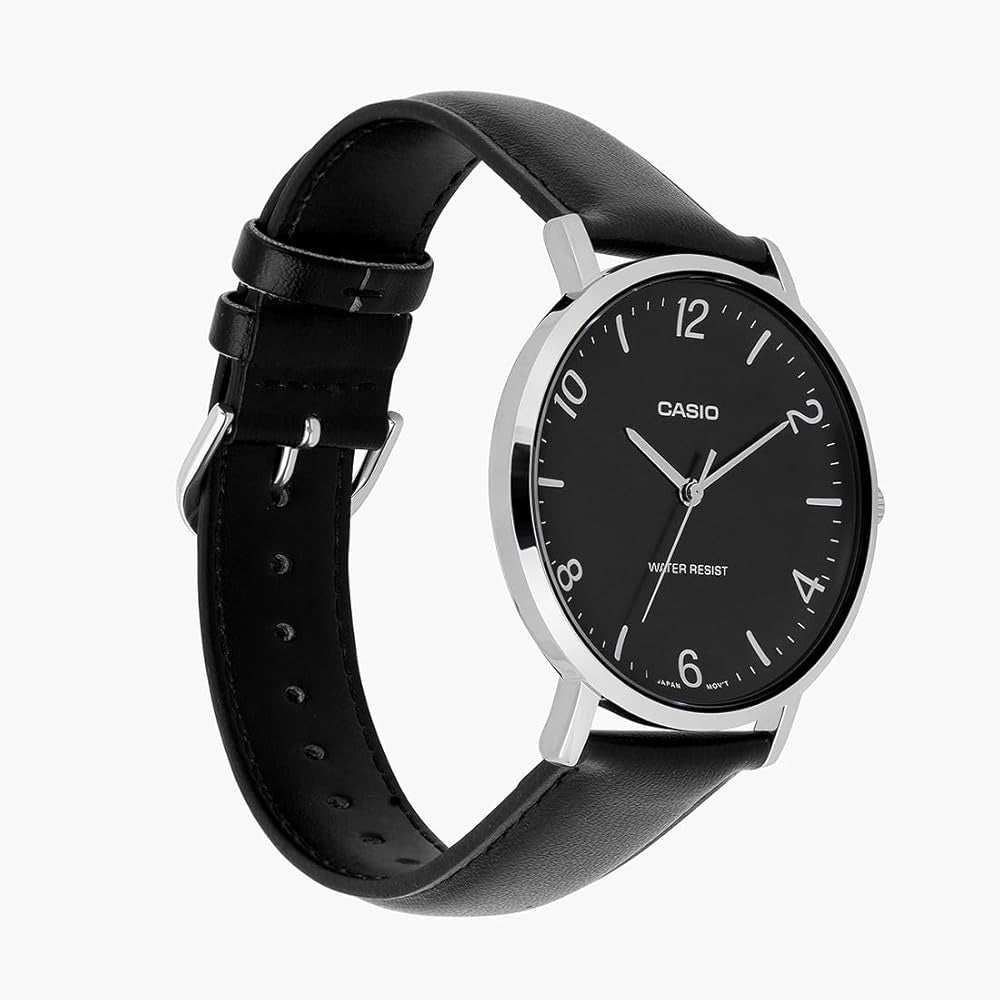 ZEGAREK MĘSKI CASIO MTP-VT03L-1B + BOX ZEGAREK MĘSKI CASIO MTP-VT03L-1B + BOX - Lorence 4549526399220