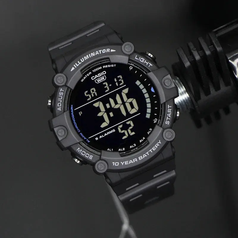 ZEGAREK MĘSKI CASIO SPORT ILLUMINATOR AE-1500WH-8B + BOX ZEGAREK MĘSKI CASIO SPORT ILLUMINATOR AE-1500WH-8B + BOX - Lorence 4549526297007