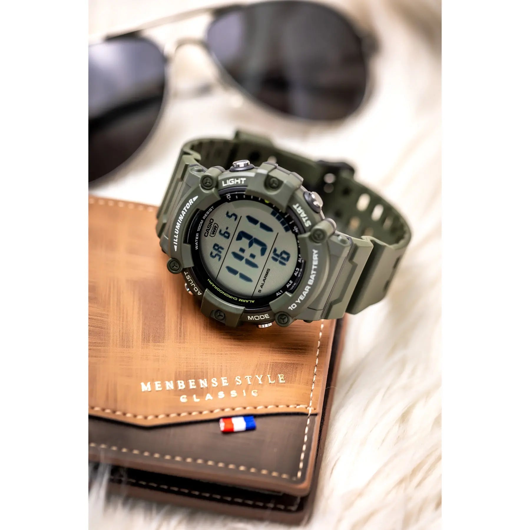 ZEGAREK MĘSKI CASIO SPORT ILLUMINATOR AE-1500WHX-3A + BOX ZEGAREK MĘSKI CASIO SPORT ILLUMINATOR AE-1500WHX-3A + BOX - Lorence 4549526324154