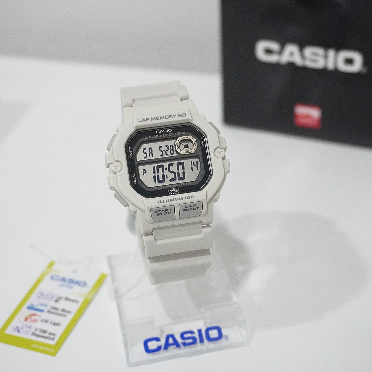 ZEGAREK MĘSKI CASIO Sports WS-1400H-8A + BOX (zd271d) ZEGAREK MĘSKI CASIO Sports WS-1400H-8A + BOX (zd271d) - Lorence 4549526394126